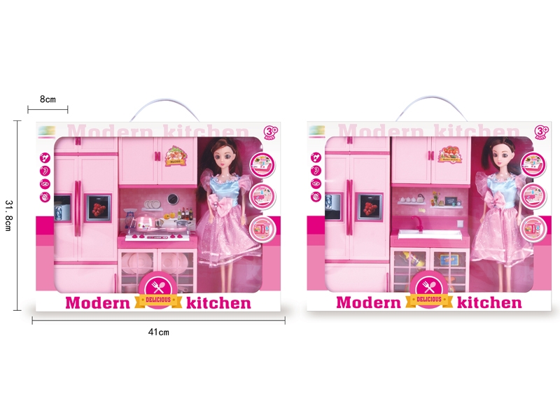KITCHEN SET W/LIGHT & MUSIC - HP1154474