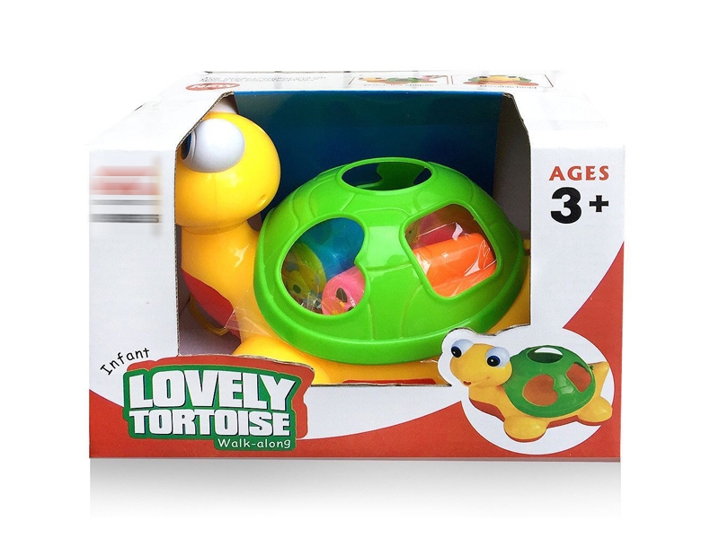 PULL & PUSH TORTOISE W/BLOCKS - HP1155025
