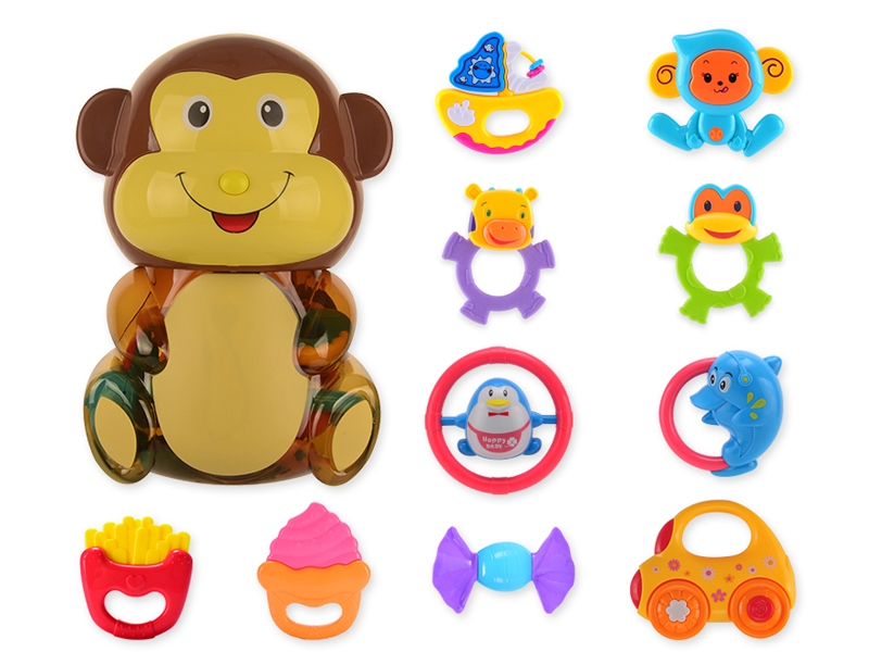 BABY RATTLE 10PCS - HP1155078
