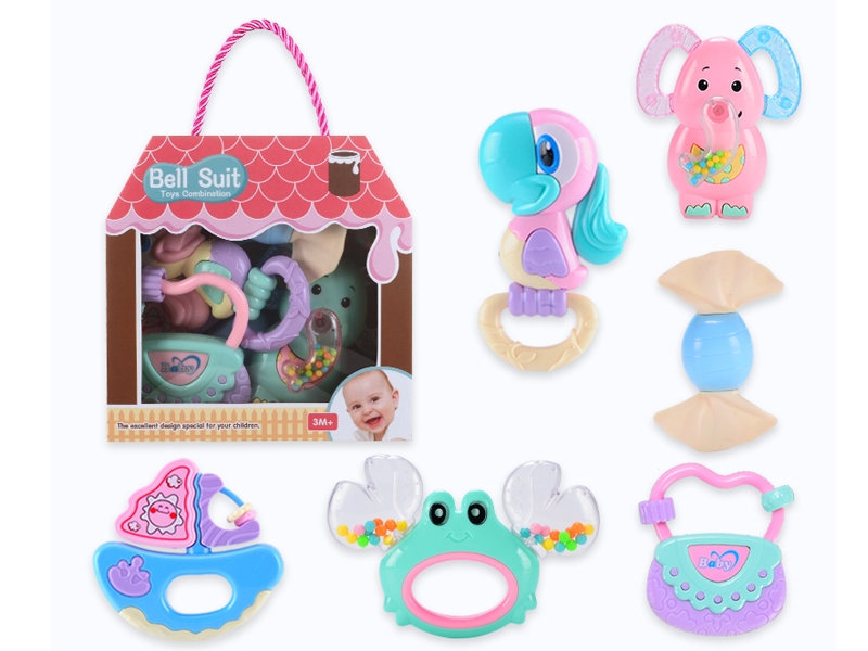 BABY RATTLE 6PCS - HP1155097