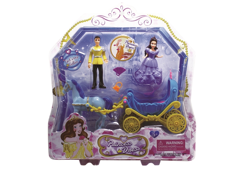FASHION CARRIAGE W/DOLL 2PCS - HP1155144
