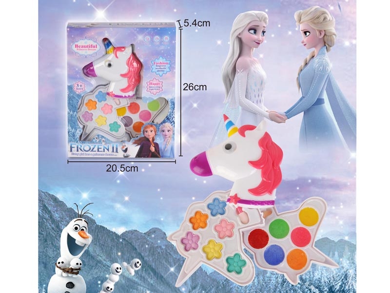 儿童彩妆独角马3层（冰雪公主） - HP1155183