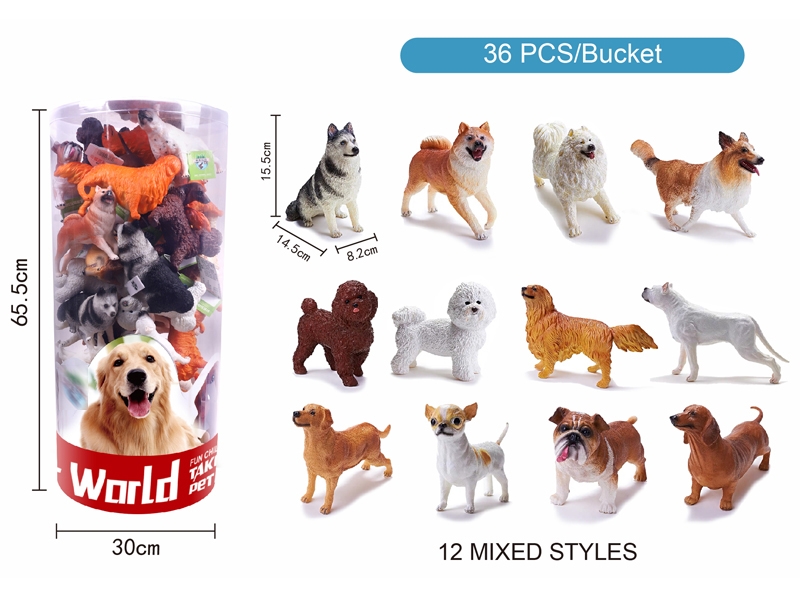 VINYL ANIMAL,36PCS - HP1155503