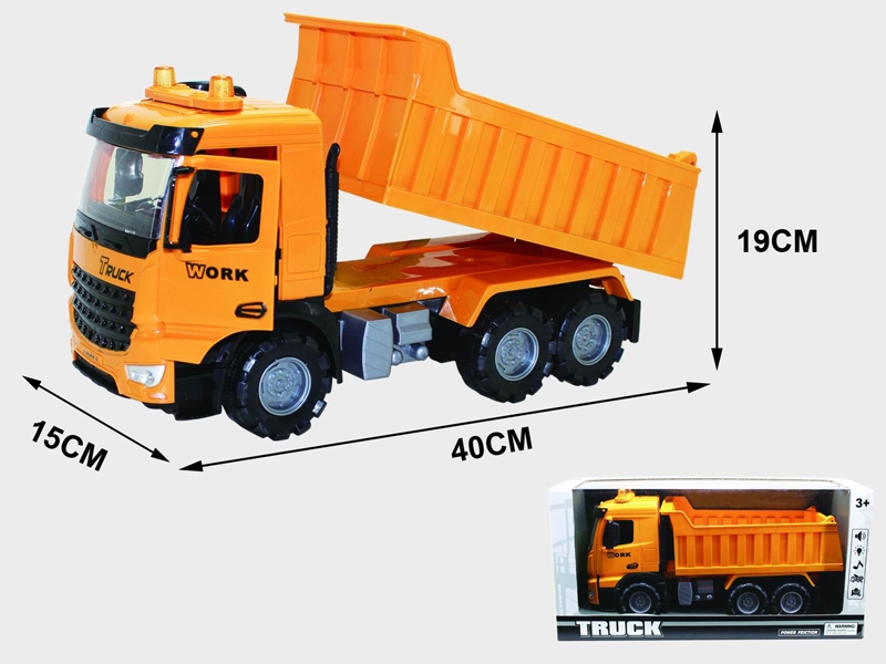 FRICTION CONSTRUCTION CAR W/MUSIC&LIGHT,CAN OPEN THE DOOR,NOT INCLUDED BATTERY - HP1155744