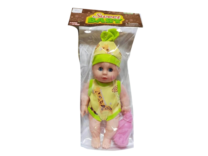 30CM BLOW MOLD BODY DOLL W/DRINKING WATER &PEE - HP1155759