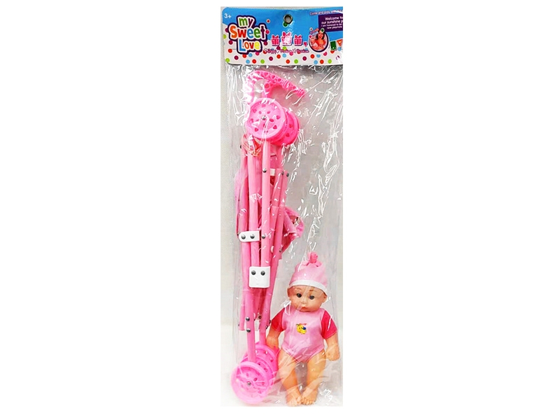 BABY STROLLER W/DOLL - HP1155889