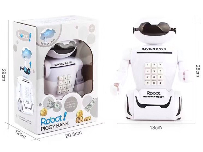 CIPHER PIGGY BANK W/LIGHT & RECHARGEABLE - HP1156278