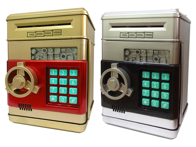 CIPHER PIGGY BANK,GOLDEN/SILVER - HP1156287