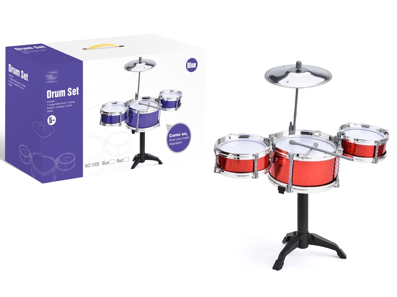 JAZZ DRUM SET,BLUE/RED - HP1156290