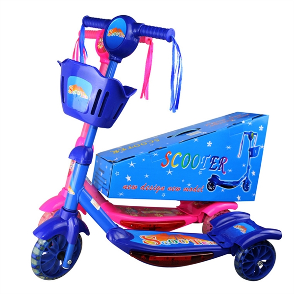 SCOOTER SERIES PINK/BLUE, W/LIGHT&MUSIC,NOT INCLUDED BATTERY - HP1156320