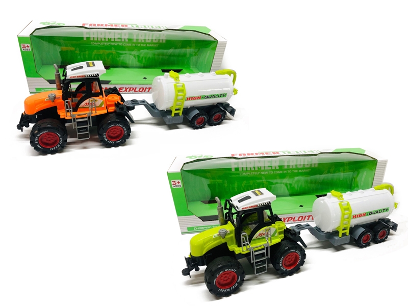 FRICTION FARMER TRUCK GREEN & LIGHT GREEN & YELLOW - HP1156326