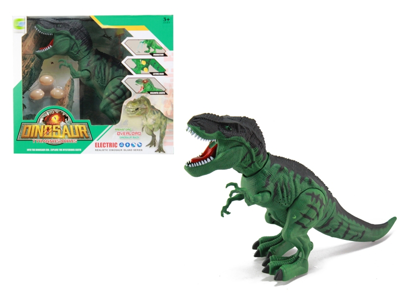 B/O DINOSAUD W/PROJECTION & LIGHT & MUSIC & LAG EGG, GREEN/RED - HP1156337
