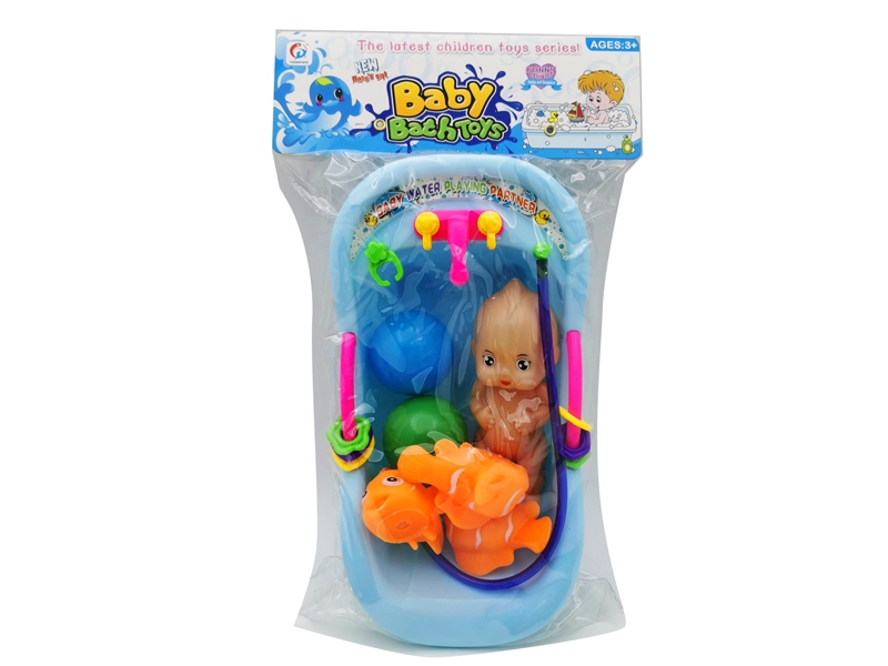 VINYL ANIMAL W/ACCESSORIES,PINK/BLUE - HP1156405