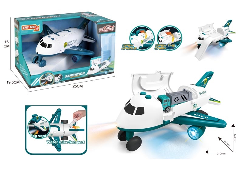 STORAGE PLANE W/LIGHT & MUSIC & SPRAY,NOT INCLUDED BATTERY - HP1156455