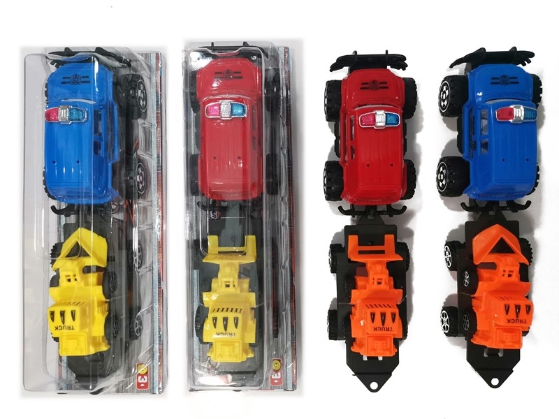 FRICTION CAR W/FREE WAY CONSTRUCTION CAR 2 COLOR - HP1156891