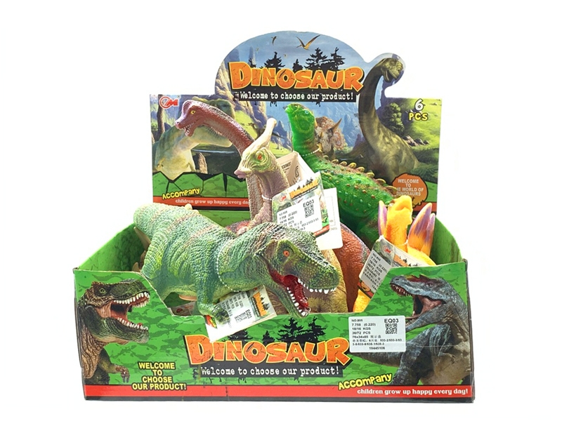 DINOSAUR WITH IC, 6PCS/ DISPLAY BOX - HP1156945