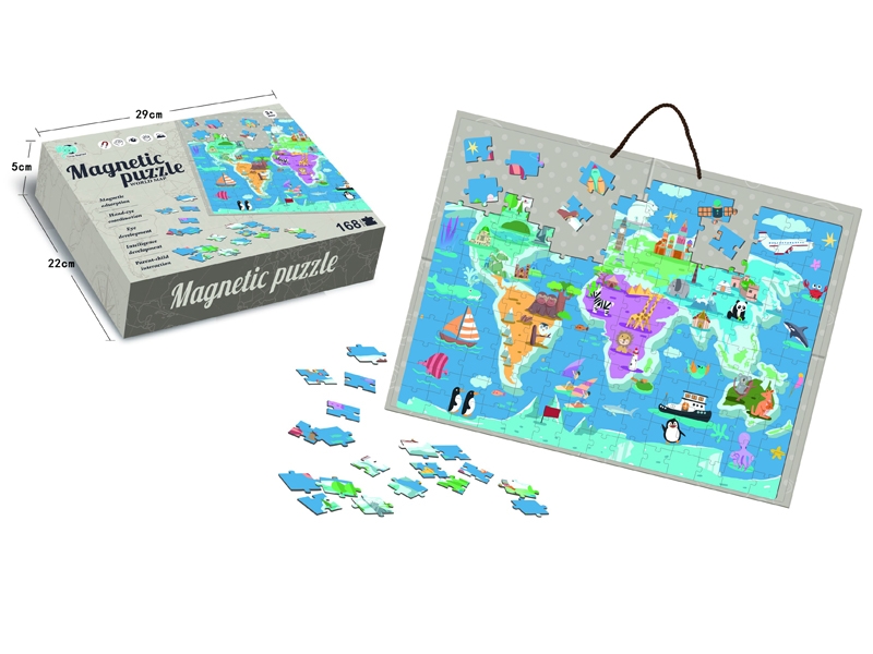 WORLD MAP MAGNETIC PUZZLE - HP1157538