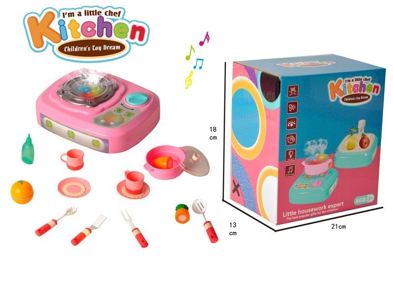 KITCHEN SET W/MUSIC & SMOKING - HP1157838