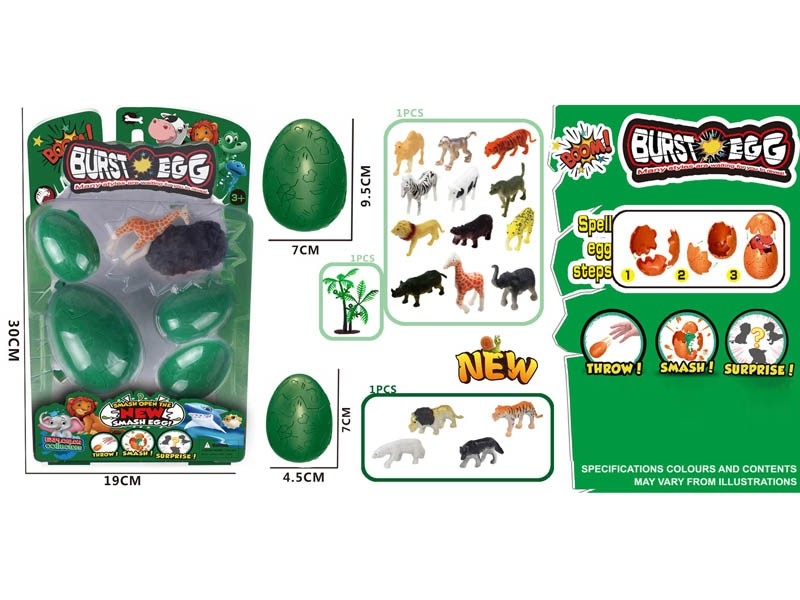BURST EGG W/ANIMALS,4PCS - HP1157971
