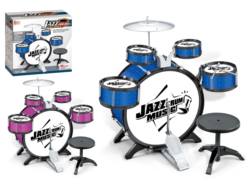 JAZZ DRUM SET RED/BLUE - HP1158251