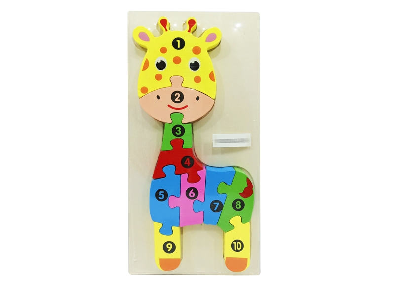 WOODEN PUZZLES 10PCS - HP1158391