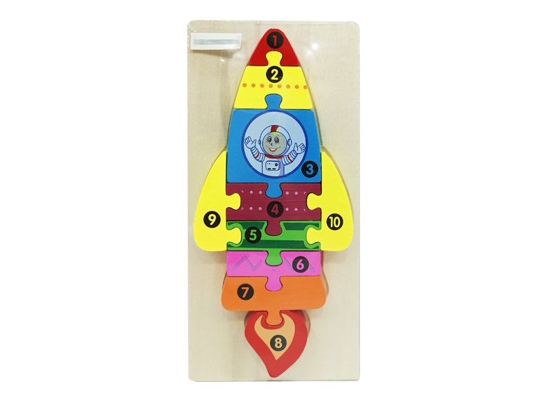 WOODEN PUZZLES 10PCS - HP1158392