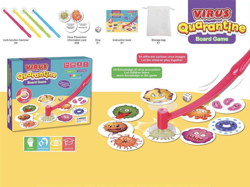 VIRUS QUARANTINE BOARD GAME - HP1158441