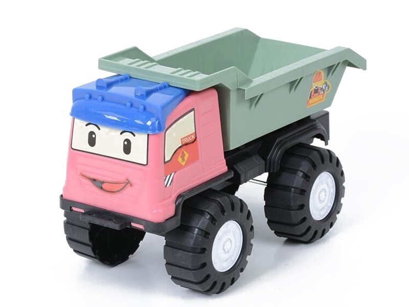 FREE WAY CONSTRUCTION CAR，BROWN/PINK - HP1158549
