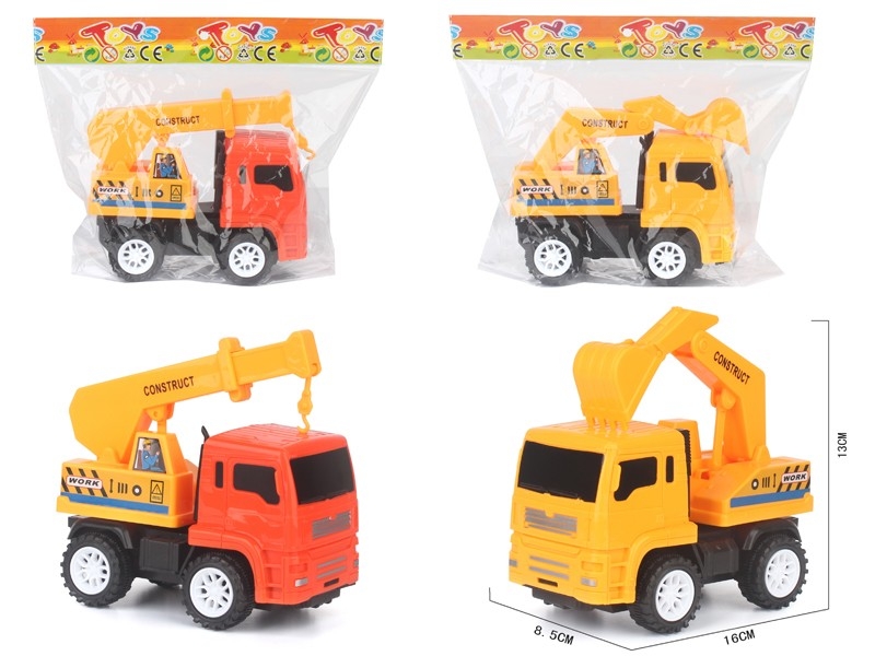 FRICTION CONSTRUCTION CAR ORANGE/YELLOW - HP1158556