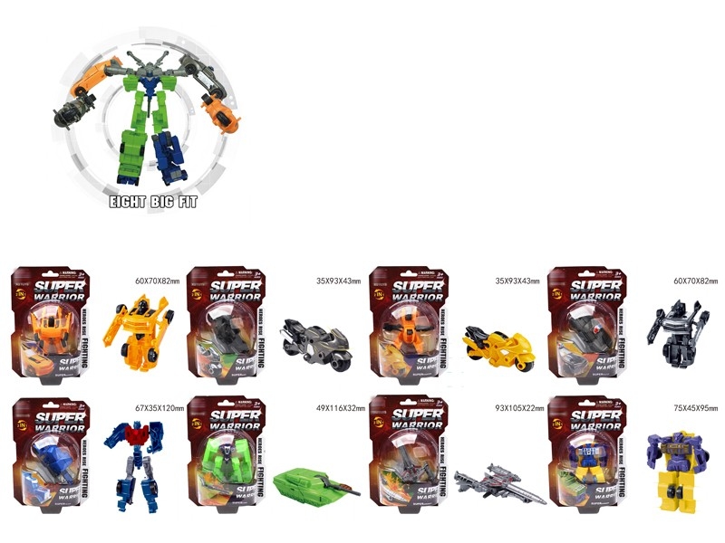 TRANSFORMABLE CAR,8ASST - HP1158956