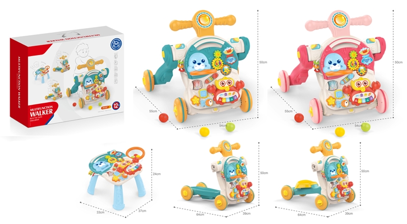 4 IN 1 BABY WALKER + STUDY DESK W/LIGHT & MUSIC - HP1158995