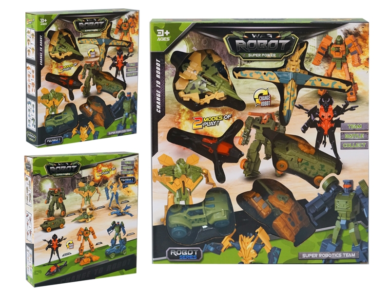 TRANSFORMED ROBOT 6PCS - HP1159262
