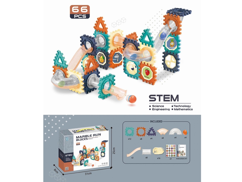 THE MAGIC MAGNETIC PARADISE (MAGNETIC BALL TRACK BLOCKS) 66PCS - HP1159280