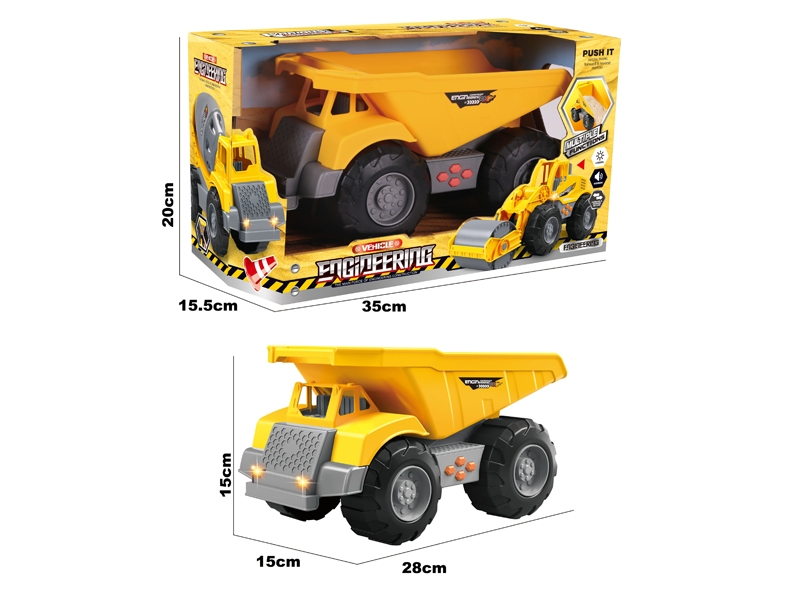 FRICTION CONSTRUCTION CAR W/LIGHT & MUSIC - HP1159741