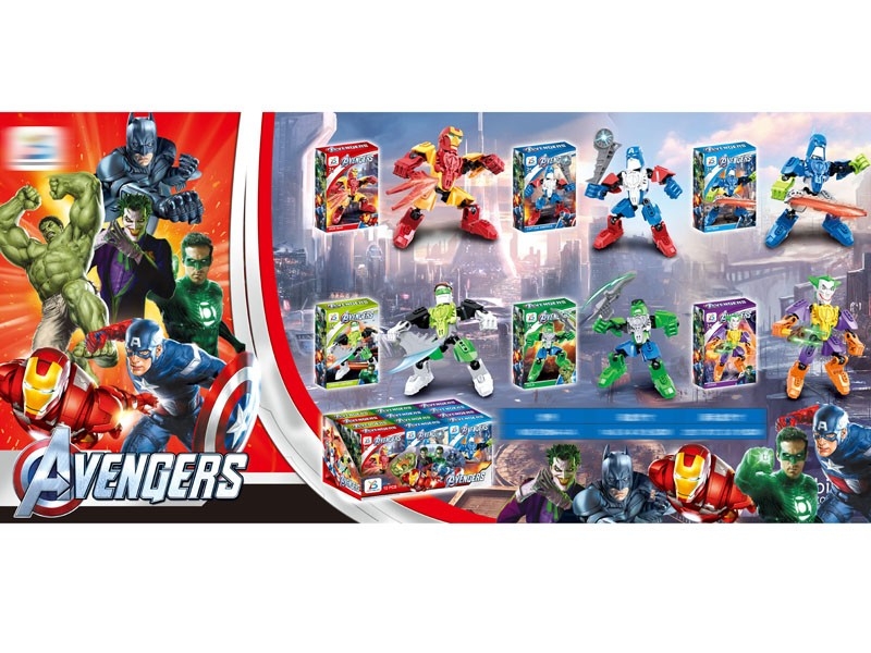 TRANSFORMER SET 6ASST,12PCS/DISPLAY BOX - HP1159761
