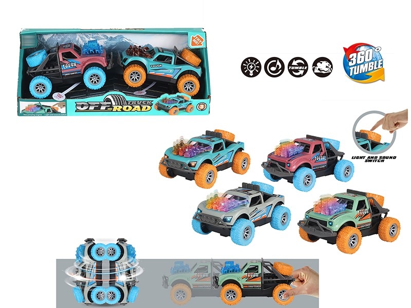 FRICTION CAR W/LIGHT&SOUND,6*AG13 - HP1160100
