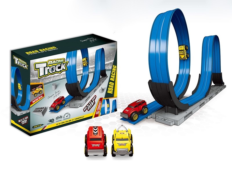 RACING TRACK SET W/1*FRICTION CAR - HP1160115
