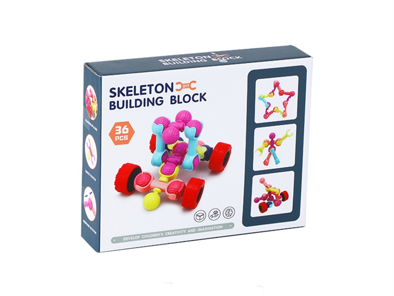 SKELETON BUILDING BLOCK 36PCS - HP1160124