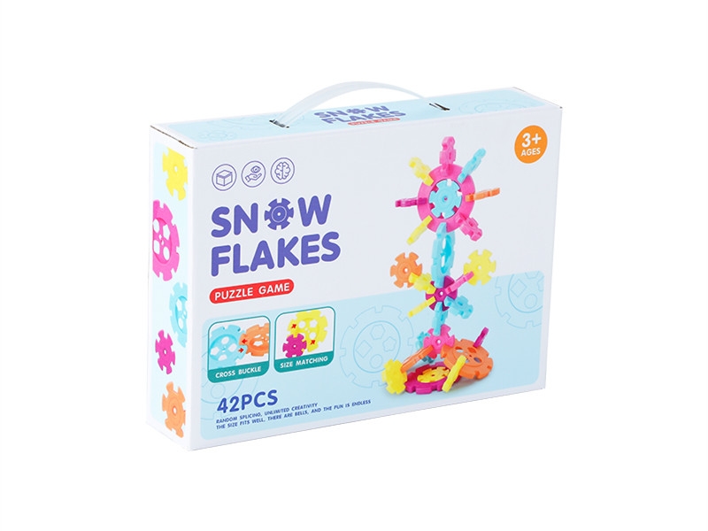 SNOW FLAKES PUZZLE GAME 42PCS - HP1160178