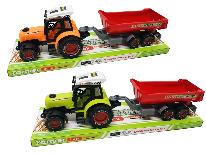FRICTION FARMER TRUCK，YELLOW/GREEN - HP1161718