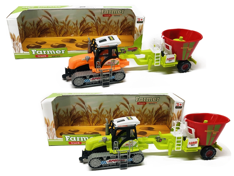 FRICTION FARMER TRUCK，YELLOW/GREEN - HP1161732