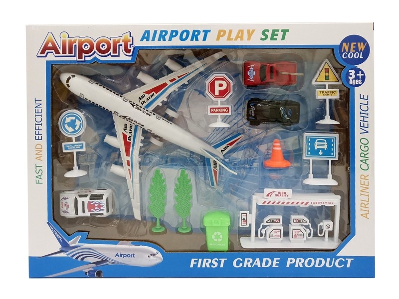 PULL BACK PLANE W/FREE WAY CAR 3PCS - HP1161924