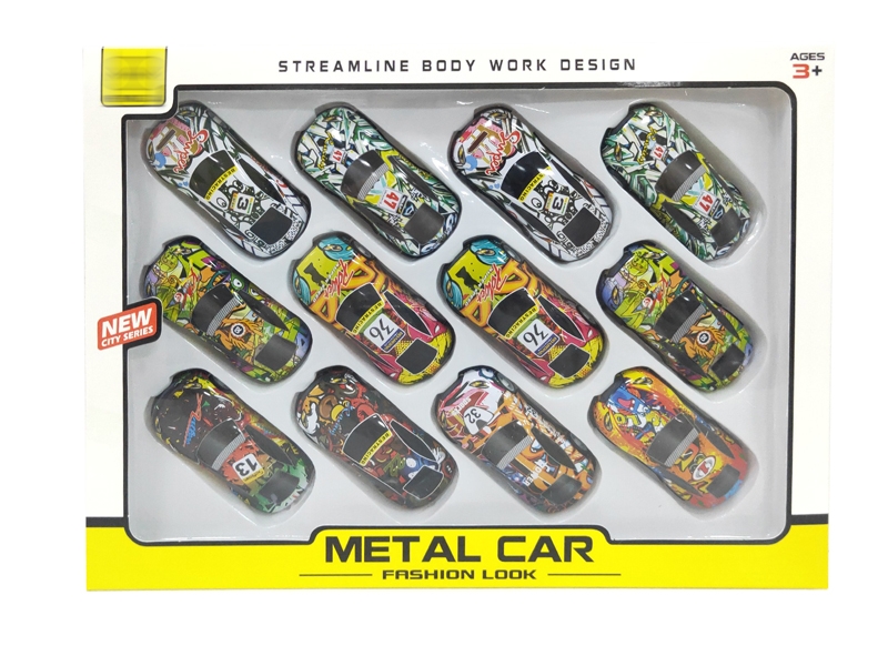 8CM PULL BACK DIE CAST CAR - HP1162473