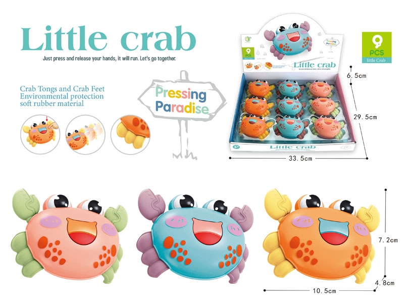 PRESS THE SMALL CRAB 9PCS/DISPLAY BOX - HP1162561