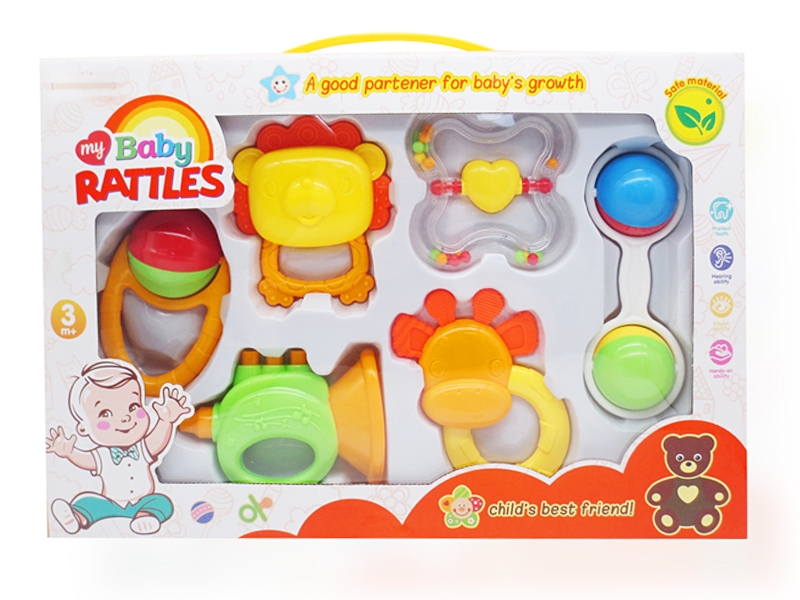 BABY RATTLE 6PCS - HP1162714