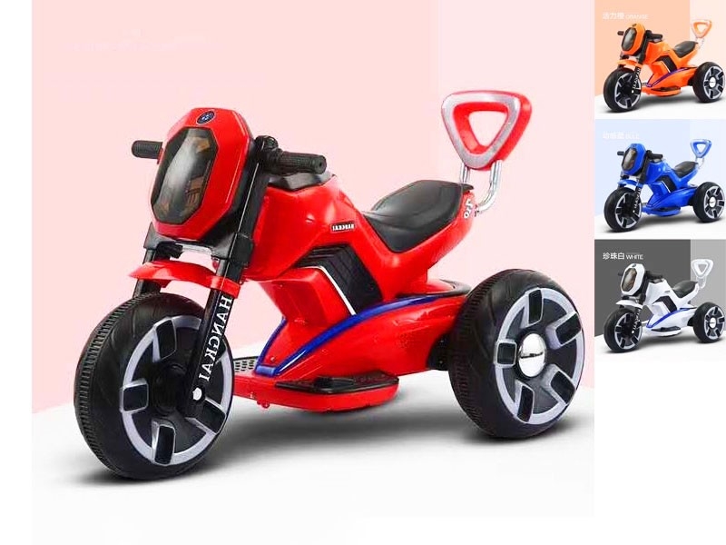 B/O CHILD MOTORCYCLE W/EARLY EDUCATION & LIGHT & MUSIC & STORY & ONE KEY START & SD JACK,RED/ORANGE/BLUE/WHITE - HP1162907