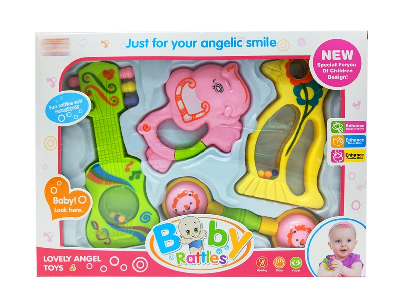 BABY RATTLE 4PCS - HP1162945
