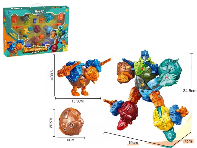 6 IN 1 DINOSAUR DEFORMATION - HP1163308