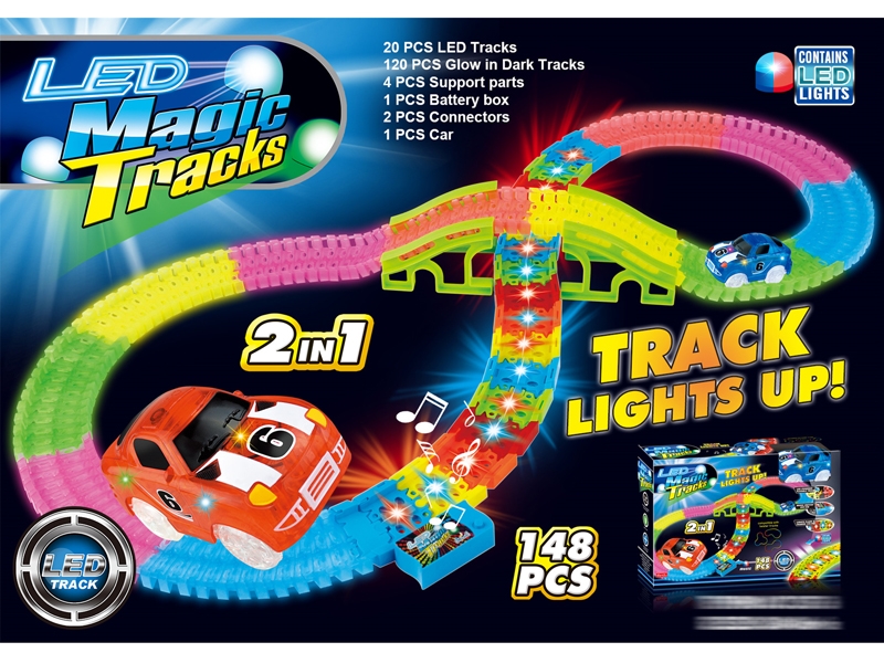B/O RAIL CAR W/LIGHT&MUSIC ,148PCS - HP1163421
