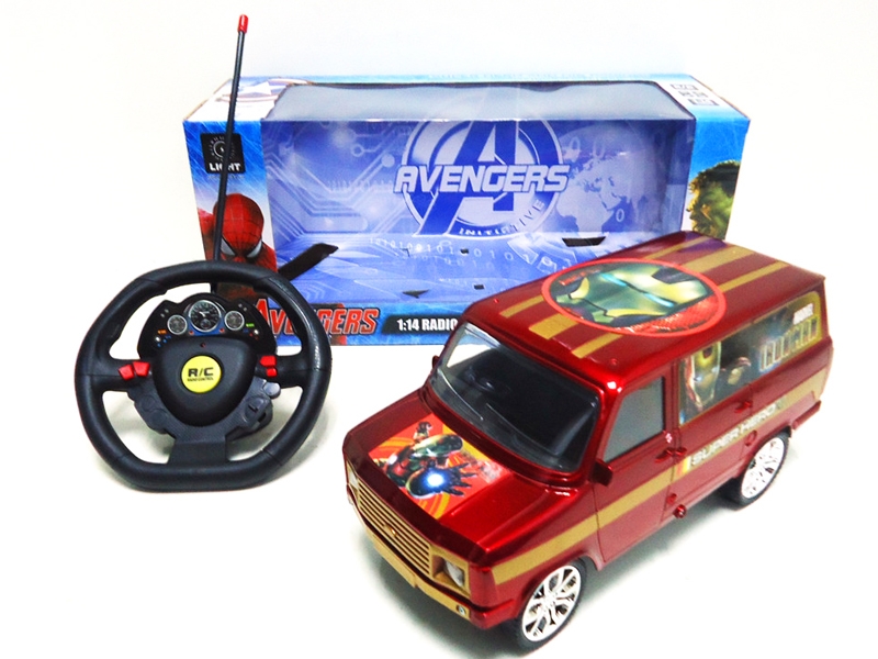 1:14 钢铁侠四通遥控车（带灯光） - HP1163653